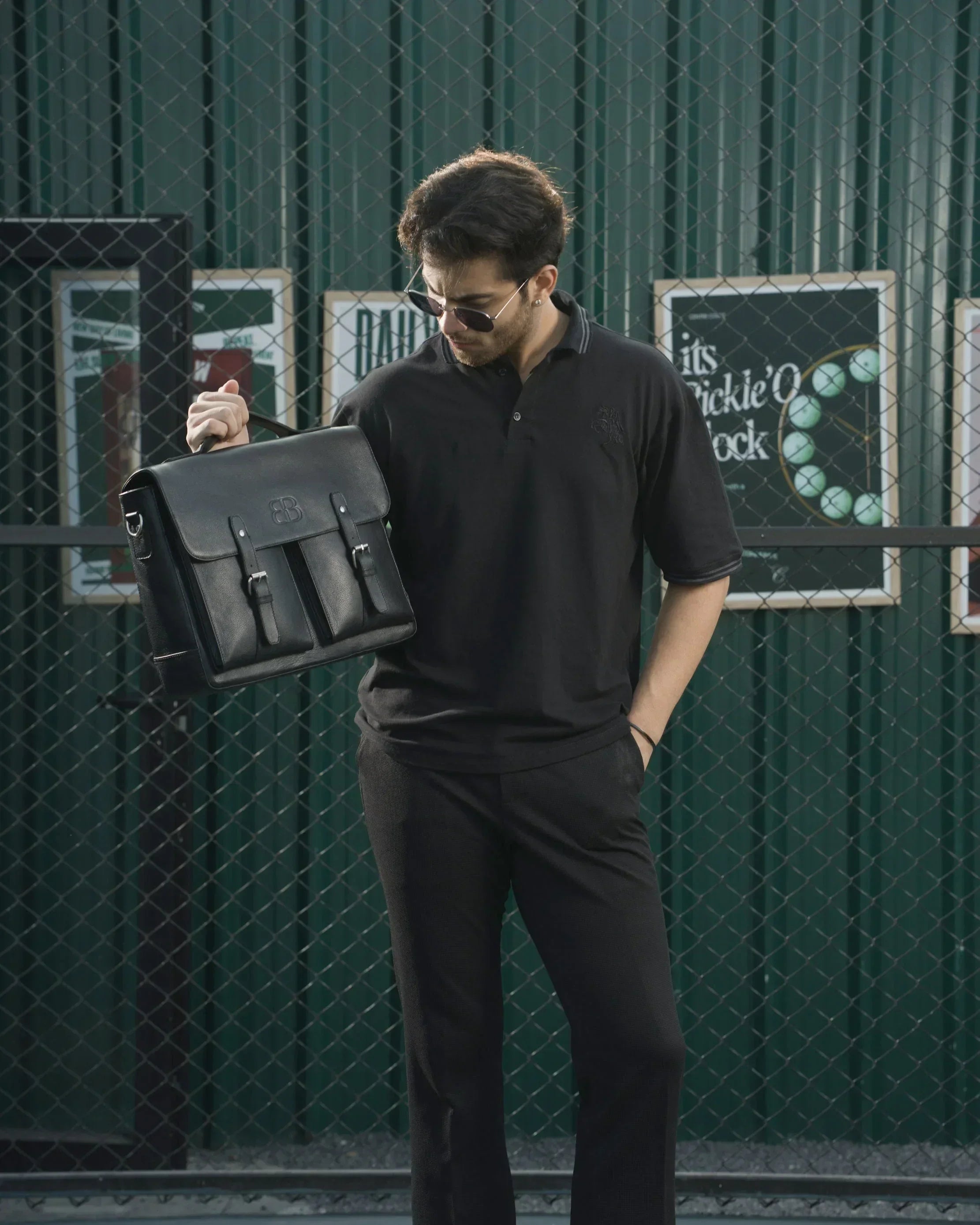 OBSIDIAN LAPTOP BAG - Everything Black