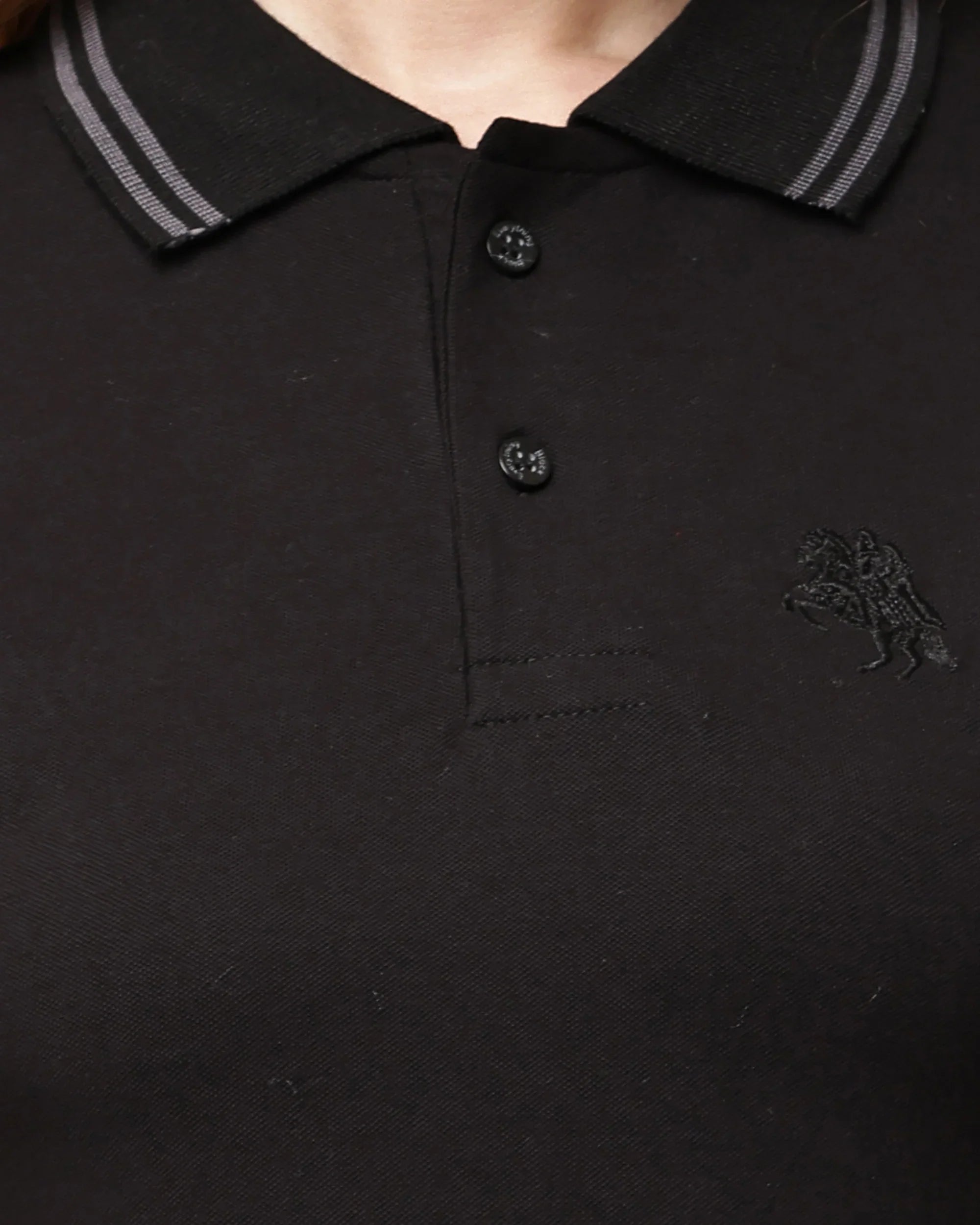 RAVEN WOMEN POLO T-SHIRT - Everything Black