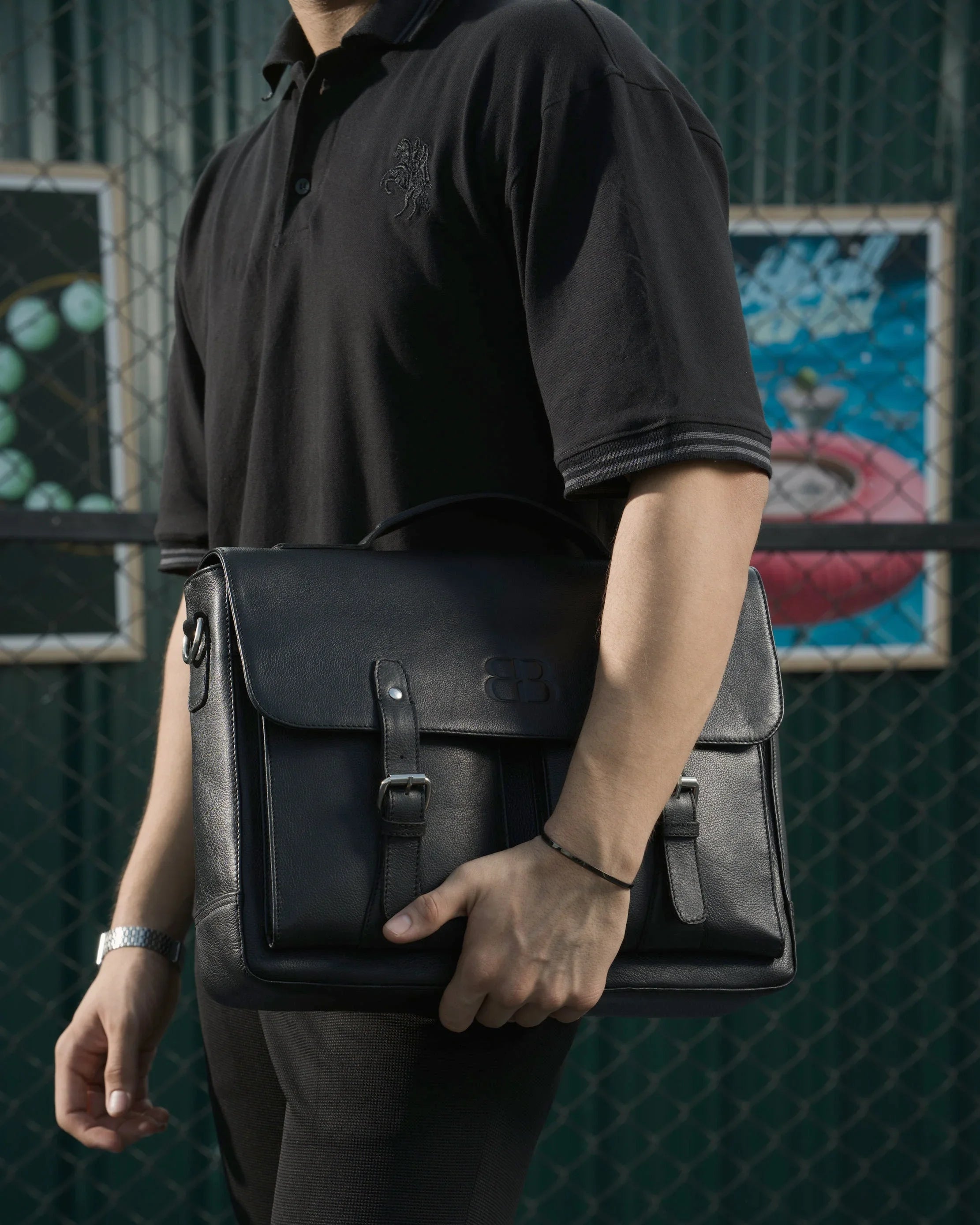 OBSIDIAN LAPTOP BAG - Everything Black
