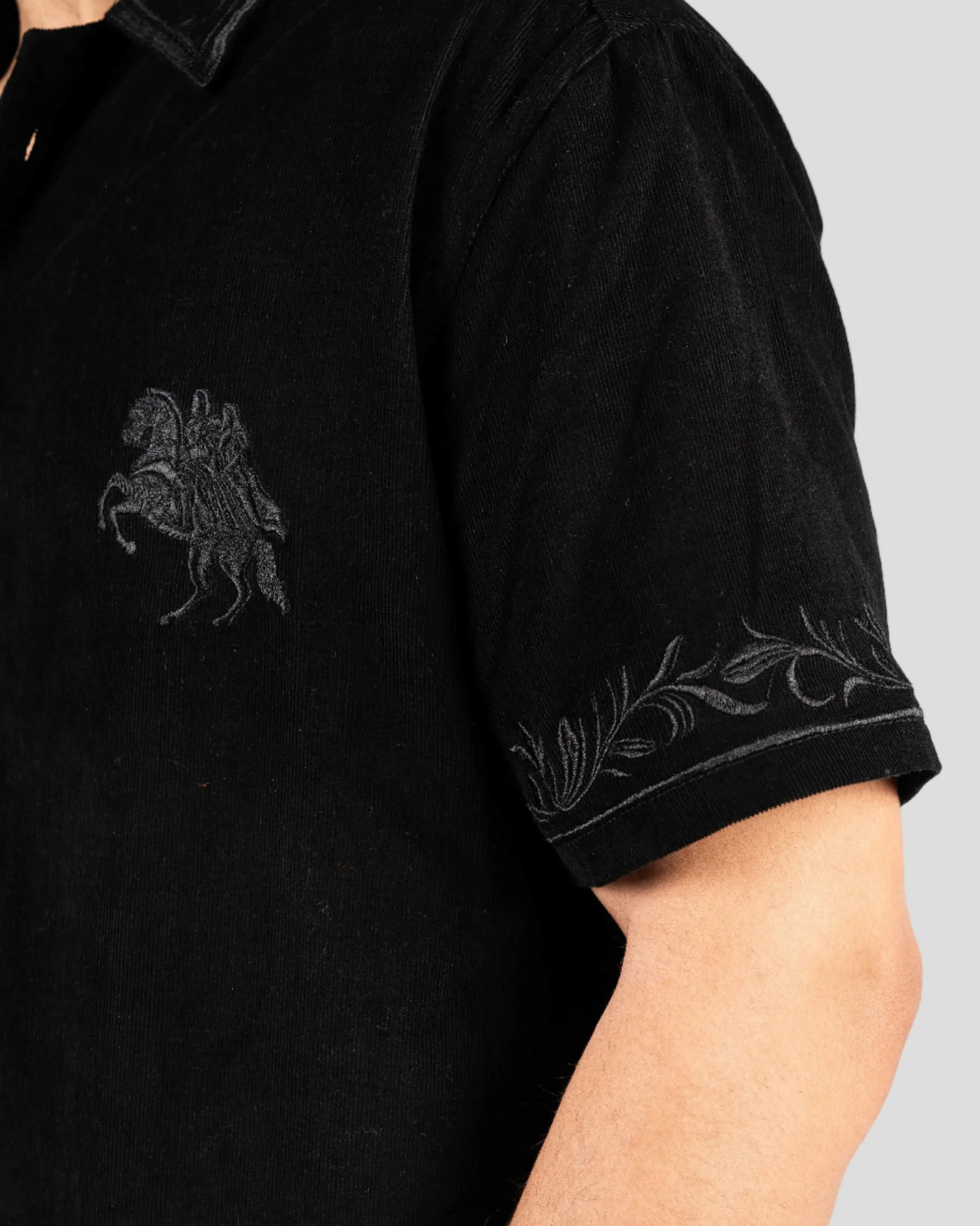 KNIGHT MENS SHIRT - Everything Black