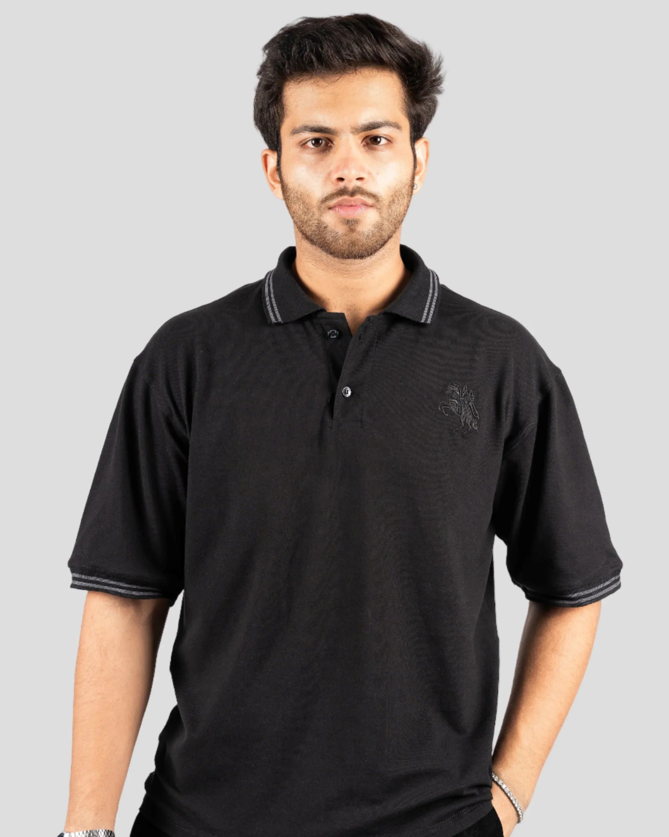 SHADOW MENS POLO - Everything Black